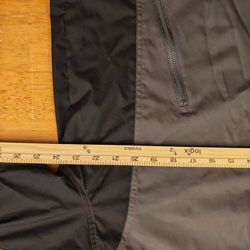 New Balance Vintage Two-Tone Gray and Black Full Zip Windbreaker Jacket Sz Large - Picture 6 of 8